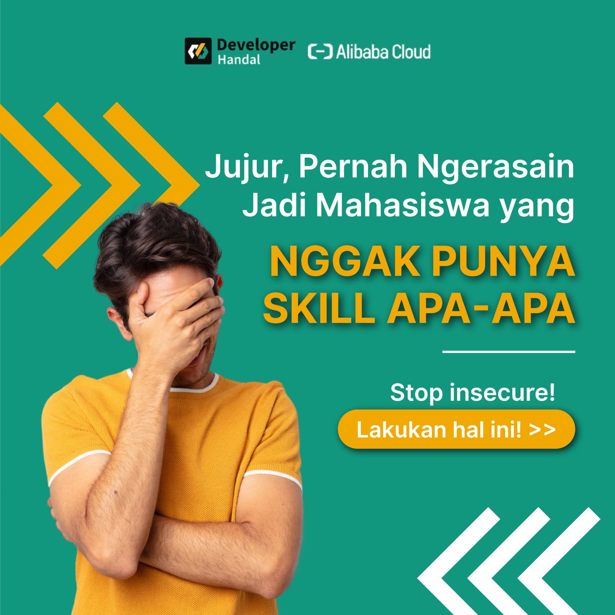 CodePolitan's tweet image. Nah Coders..

Sekarang jangan Insecure melulu ya, yuk mulai ikuti tips inspiratif diatas untuk masa depan kamu yang lebih cemerlang kedepannya 😇

Info beasiswa coding gratis, kunjungi devhandal.id 📌 #beasiswacodepolitan #belajarcodingdarinol
