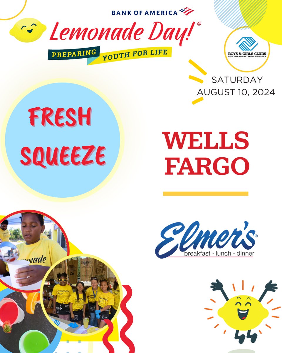 A huge thank you goes out to our Main Squeeze and Fresh Squeeze sponsors for their support of Lemonade Day, empowering youth to develop financial and entrepreneurship skills. bgcportland.org/lemonade

#lemonade24 #lemonadeday #lemonadedaypdx #stirringupsuccess #BGCP