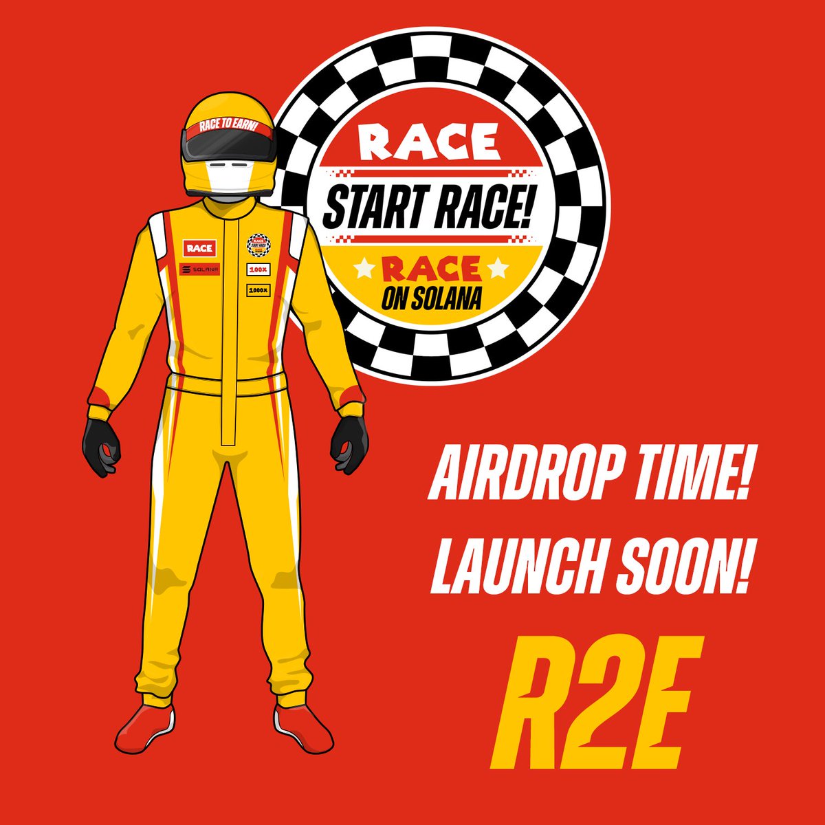 RaceonSolana's tweet photo. Drop your $SOL wallet address
Follow, Like and RT

It's time for the $RACE airdrop. Solana memecoin, RACE TO EARN MECHANISM! Be ready for RACE. 🏁🏁 https://t.co/z2iTL6vOGT