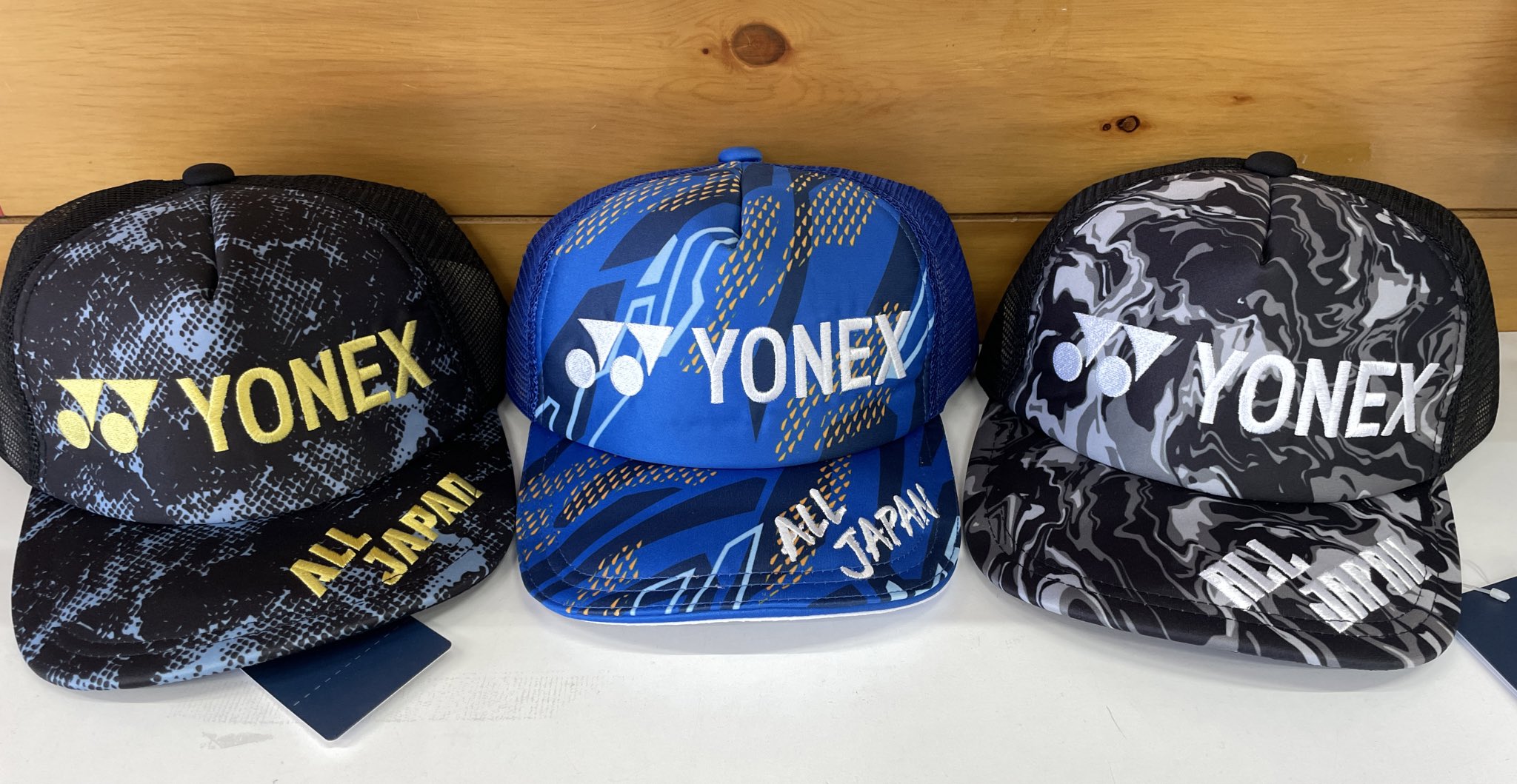 YONEX '24年カタログ未掲載限定ALLJAPANメッシュキャップ(UNI