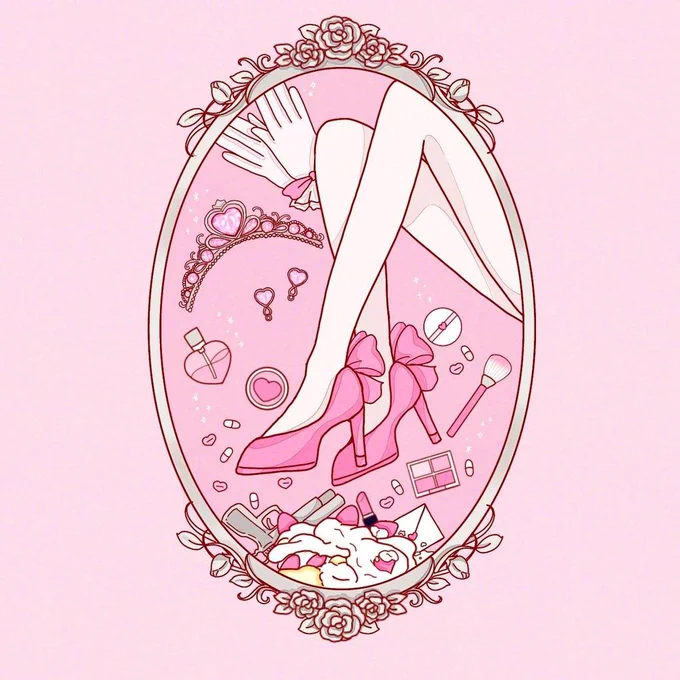 #私はこういう絵師です見た絵師全員参加ピンク色の人です 