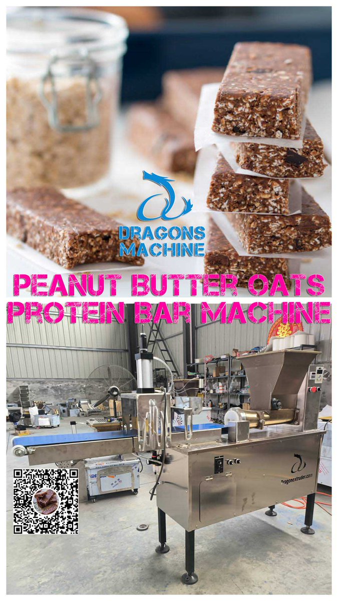 ExtruderFood's tweet photo. Peanut Butter Oats Protein Bar Molding Machine

🍫🥜 Big news for all you snack enthusiasts and healthy treat makers! We're excited to introduce our latest innovation: the Peanut Butter Oats Protein Bar Molding Machine! 

#ProteinBars #HealthySnacks #SnackIndustry #FoodProduction https://t.co/Ii9ovtzkJ5