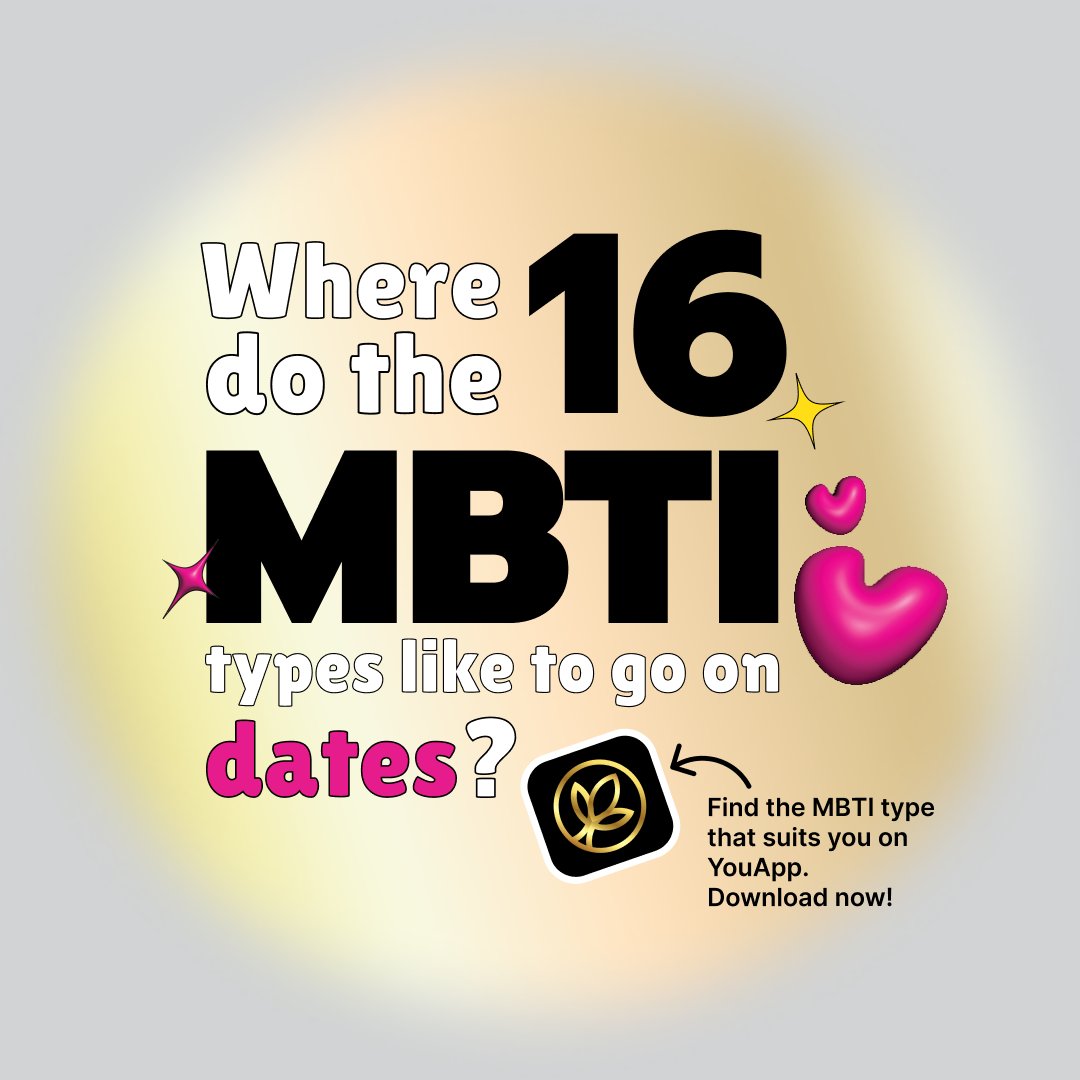 tianprotocol's tweet photo. ✨🌟Not sure where to take your date?

Discover the perfect date spots for all 16 MBTI types! Find out now!

#YouApp #IchigoIchie #MBTI #estj #isfj #esfj #entj #esfp #enfj #enfp #intj #infp #intp #isfp #isfj #estp #istj #istp #entp #horoscope #zodiac #astrology https://t.co/6cZbCudYzK
