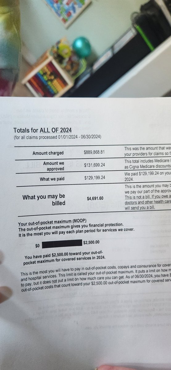 ChemicalFall0ut's tweet photo. American healthcare. https://t.co/pZFIm9ZQJc
