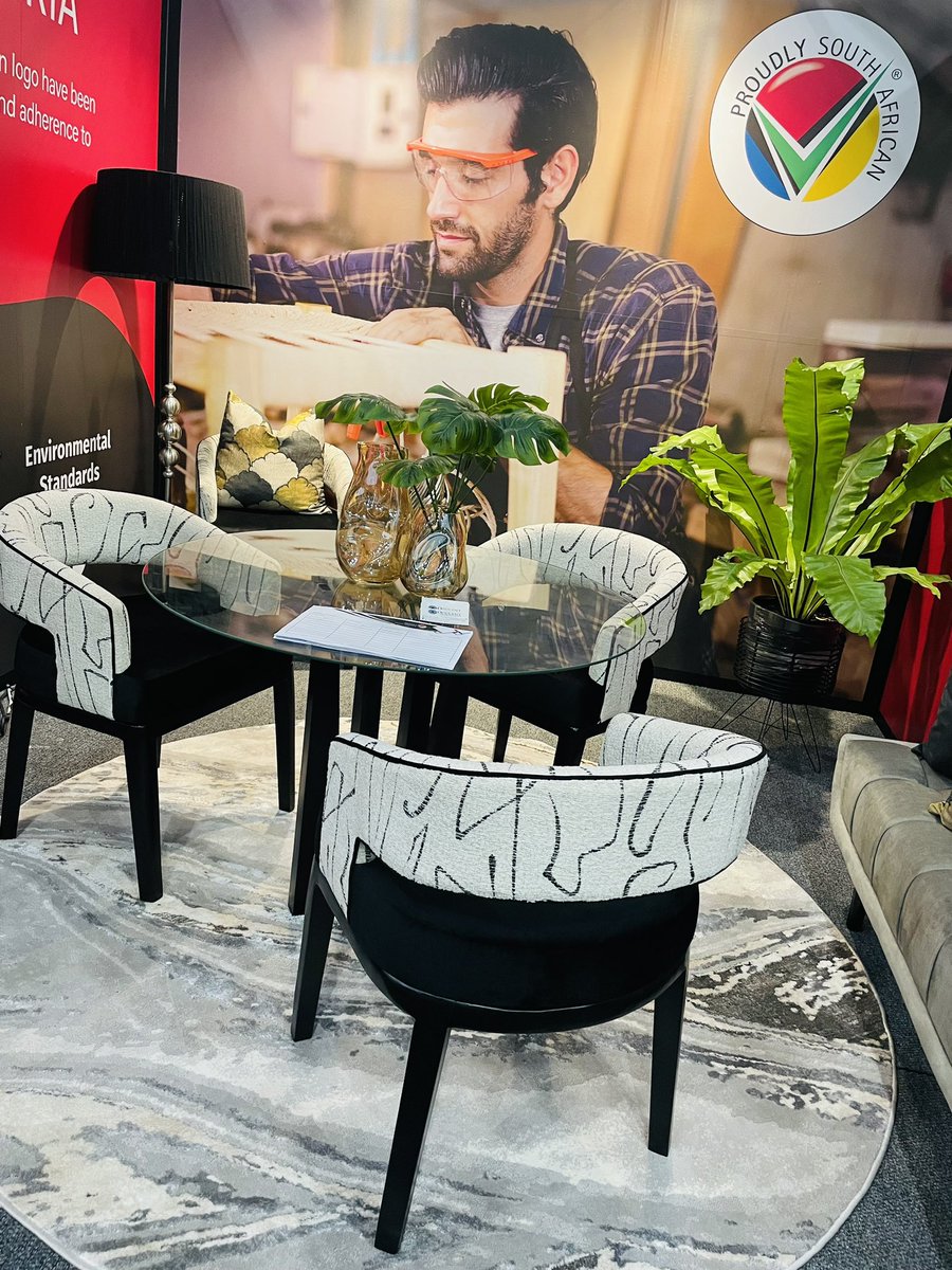 OpulentIntDzine's tweet photo. Visit the @ProudlySA stand on level 5 @decorexSA and see our gorgeous custom furniture ❤️ https://t.co/RxZB1LMPu0