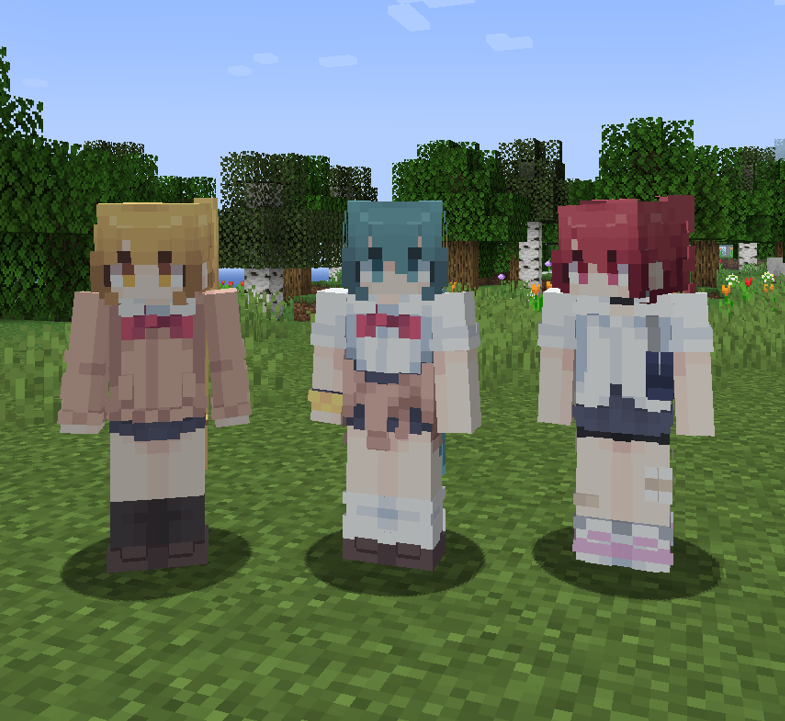 luantiq's tweet photo. #初音ミク #亞北ネル #重音テト #Minecraft https://t.co/Aqxp14voiy
