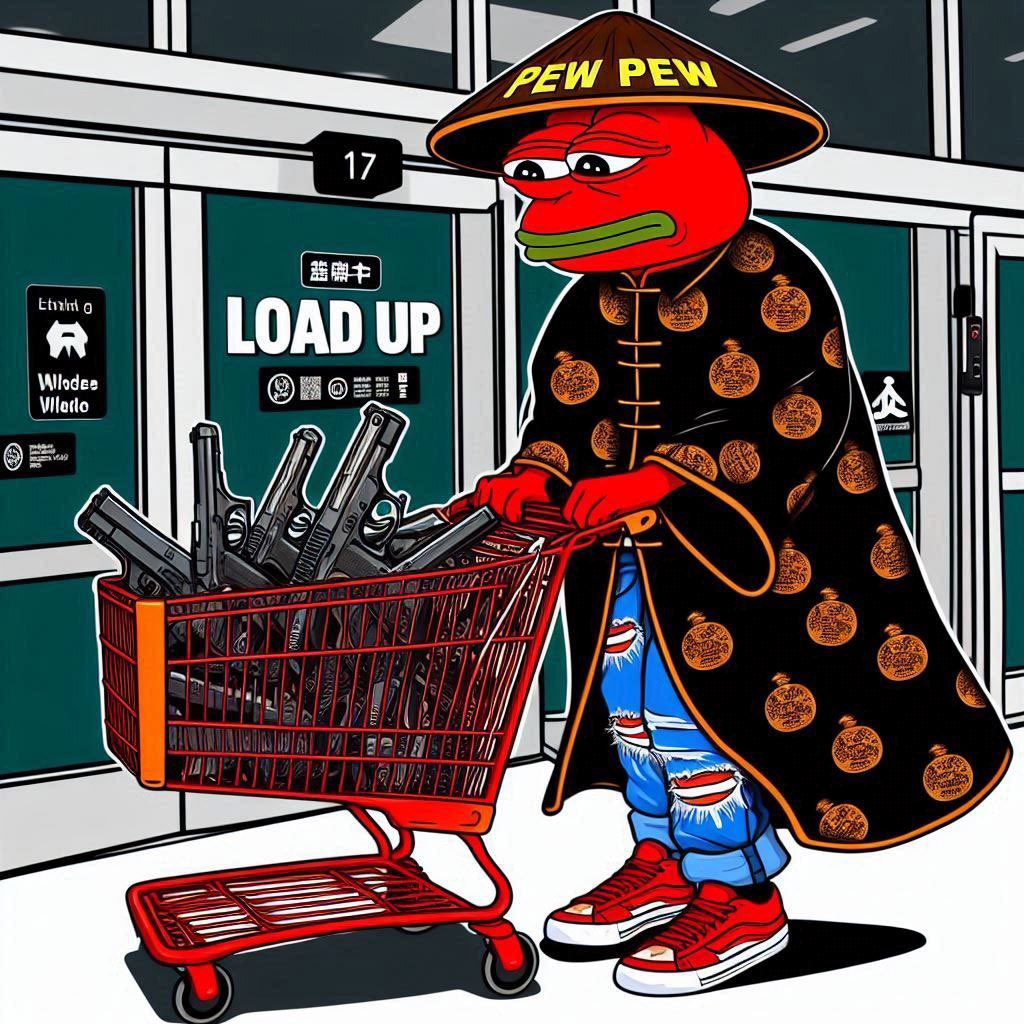 Not loading? NGMI… 
Triggers will be pulled. 

#PeiPeiWifGun 

$PewPew 🇨🇳 $PeiPei