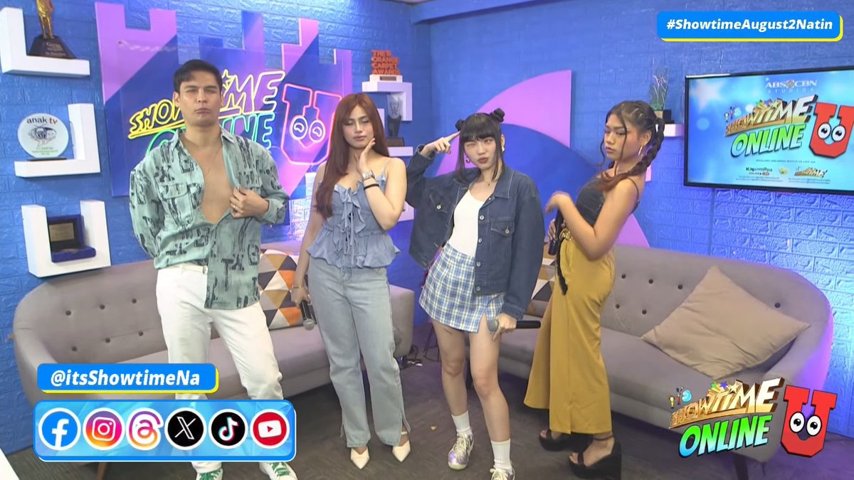 JM Carcoochie (@jmcarcoochie) on Twitter photo Happy Friday, Madlang People!
#ShowtimeAugust2Natin ay GV lang at makulit, kaya sa <a href="/itsShowtimeNa/">It's Showtime</a> na tayo, Madlang Peepz! 🫰🏻
Happy Friday sa ating SOU Squad - the handsome <a href="/wize_estabillo/">Wize Estabillo</a> and the beautiful <a href="/calista_annee/">Anne Tenorio</a> <a href="/OnlyChuaJannah/">Jannah Chua</a> @ofcllorraine 🩵
💙💛🫶🏻🌈✨ Happy Friday, Madlang People!
#ShowtimeAugust2Natin ay GV lang at makulit, kaya sa <a href="/itsShowtimeNa/">It's Showtime</a> na tayo, Madlang Peepz! 🫰🏻
Happy Friday sa ating SOU Squad - the handsome <a href="/wize_estabillo/">Wize Estabillo</a> and the beautiful <a href="/calista_annee/">Anne Tenorio</a> <a href="/OnlyChuaJannah/">Jannah Chua</a> @ofcllorraine 🩵
💙💛🫶🏻🌈✨