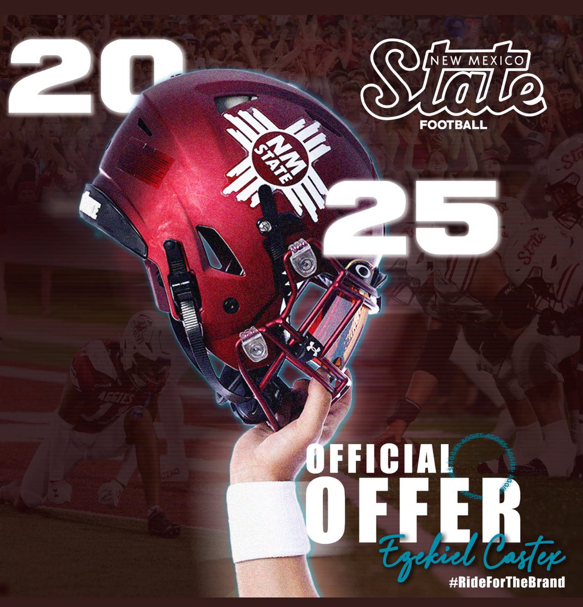 AGTG Blessed and  Grateful  to receive a official offer from <a href="/NMStateFootball/">New Mexico State Football</a> .