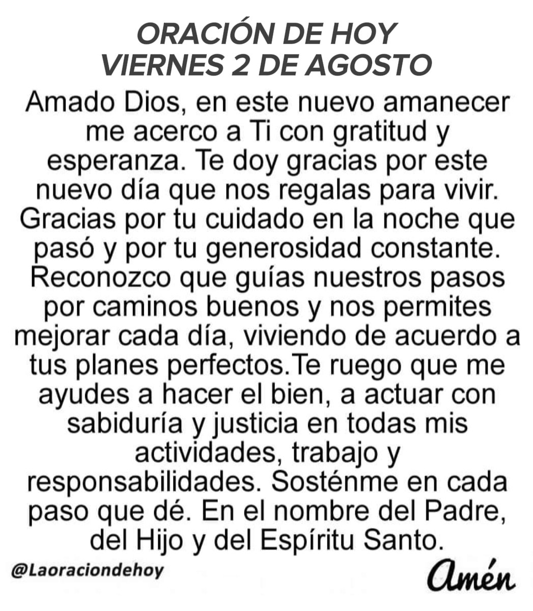 Oración De Hoy tweet media