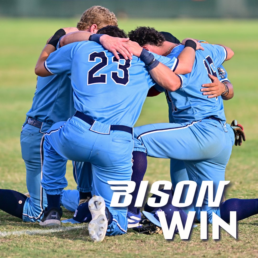 ABIFlyingBison's tweet photo. Bison take the win in game 1 against the Marshals, final score 12-7! We’re hunkering down in the Fort (Smith) this weekend for a four-game series. Snagged win #39 tonight. Looking for #40 tomorrow. https://t.co/mc2enqP3pJ