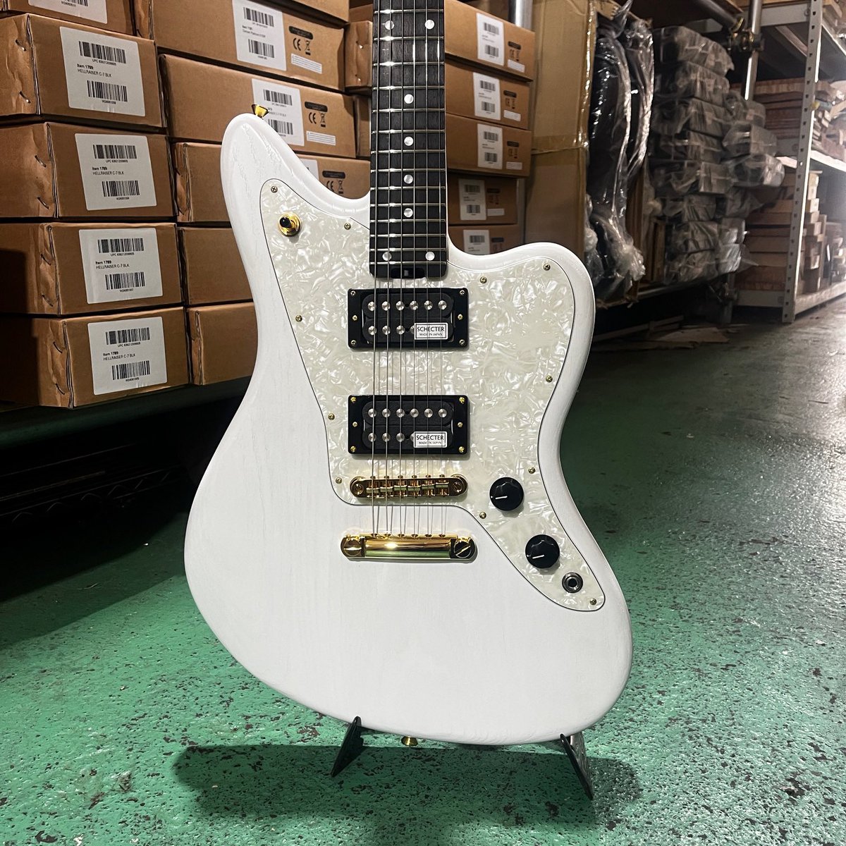 SCHECTER JAPAN AR-06-2H-AS -Snow White Openpore / SWO- #クロサワ