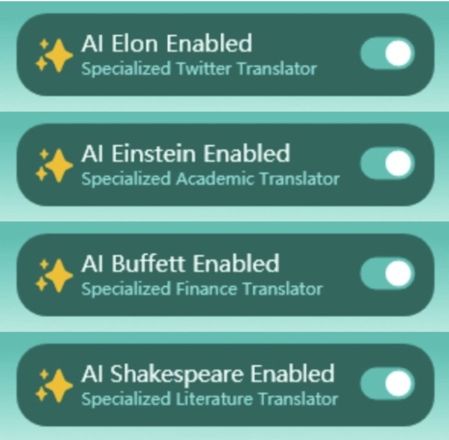 PalashSomani6's tweet image. Tailored Prompts:

BiRead customizes its translations based on the content type. 🧠

Accurate and precise, no matter what you’re reading. ✅
#SmartTranslation #TechAdvantage