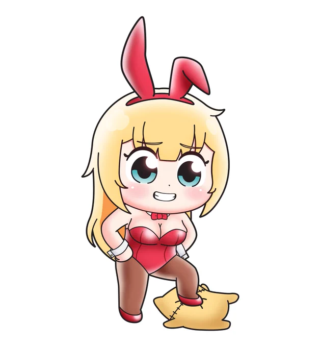 #バニーの日 #はあとart #ホロピピック