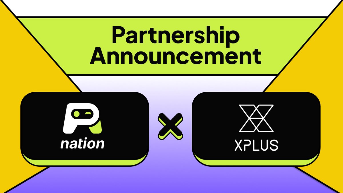 Playnation (@playnationapp) on Twitter photo Partnership Announcement: Playnation x XPLUS🚀
We're thrilled to announce that <a href="/playnationapp/">Playnation</a> has officially partnered with <a href="/xplusio/">XPLUS 🕹️The 1st TradingGameFi Platform</a> , creating an engaging space for users to explore both ecosystems through interactions and incentives!
About XPLUS⭐️
🎮 <a href="/xplusio/">XPLUS 🕹️The 1st TradingGameFi Platform</a> is the Partnership Announcement: Playnation x XPLUS🚀
We're thrilled to announce that <a href="/playnationapp/">Playnation</a> has officially partnered with <a href="/xplusio/">XPLUS 🕹️The 1st TradingGameFi Platform</a> , creating an engaging space for users to explore both ecosystems through interactions and incentives!
About XPLUS⭐️
🎮 <a href="/xplusio/">XPLUS 🕹️The 1st TradingGameFi Platform</a> is the