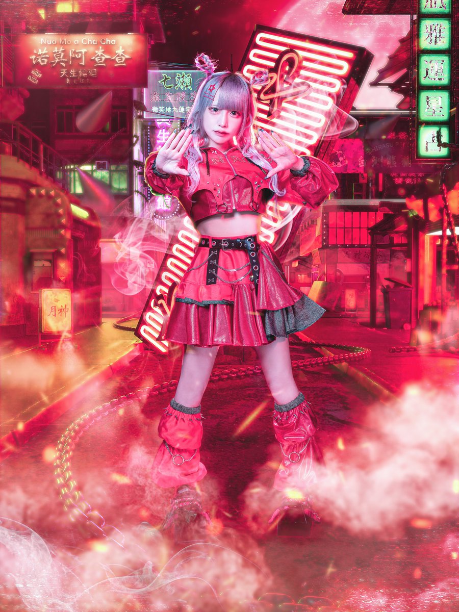 新体制アー写公開】 ○のもあちゃちゃ ○担当カラー 赤 「とっとこ伝説