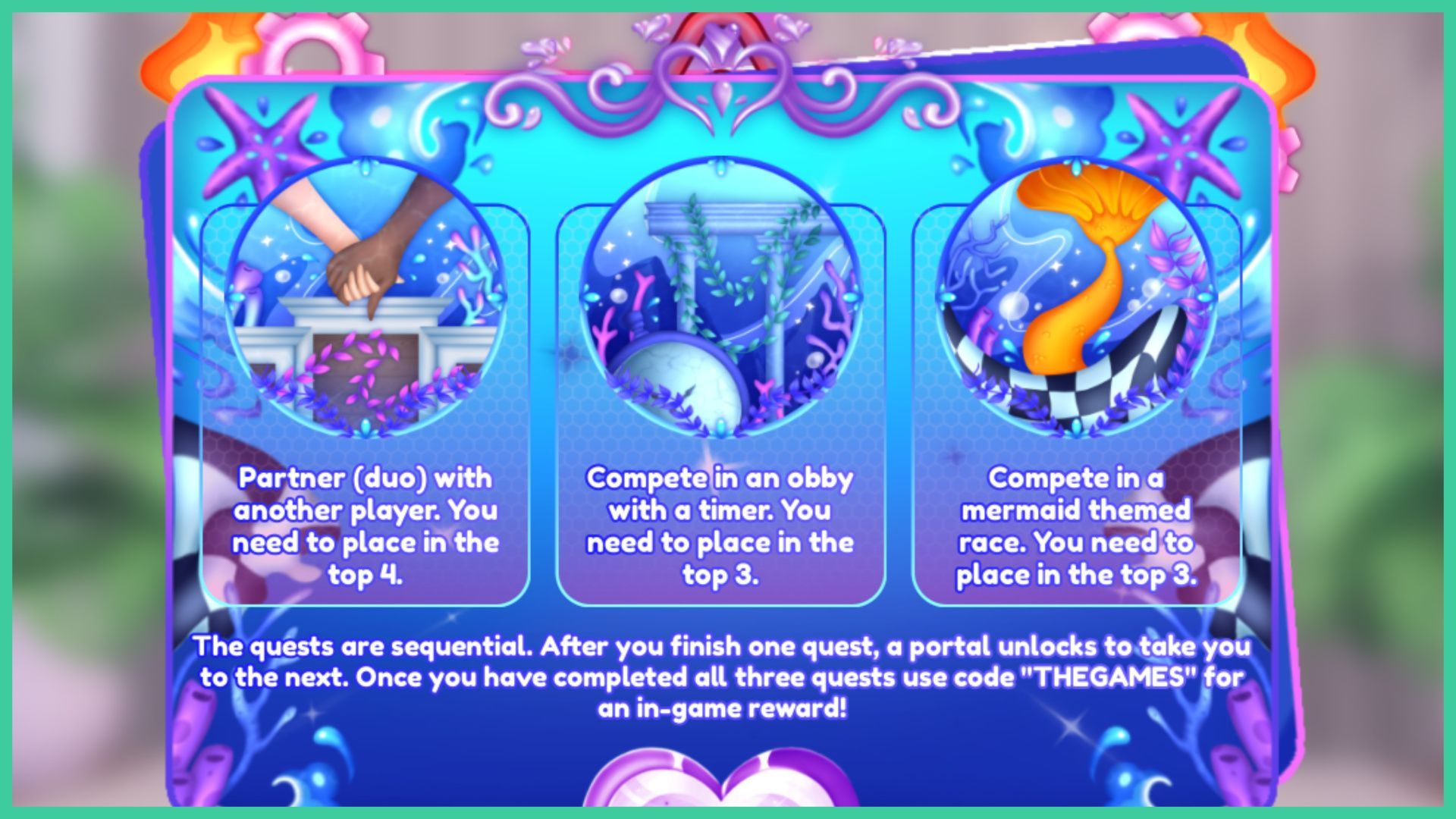 Gamezebo on X: &ldquo;Dress To Impress The Games Event Guide – Mermaid 