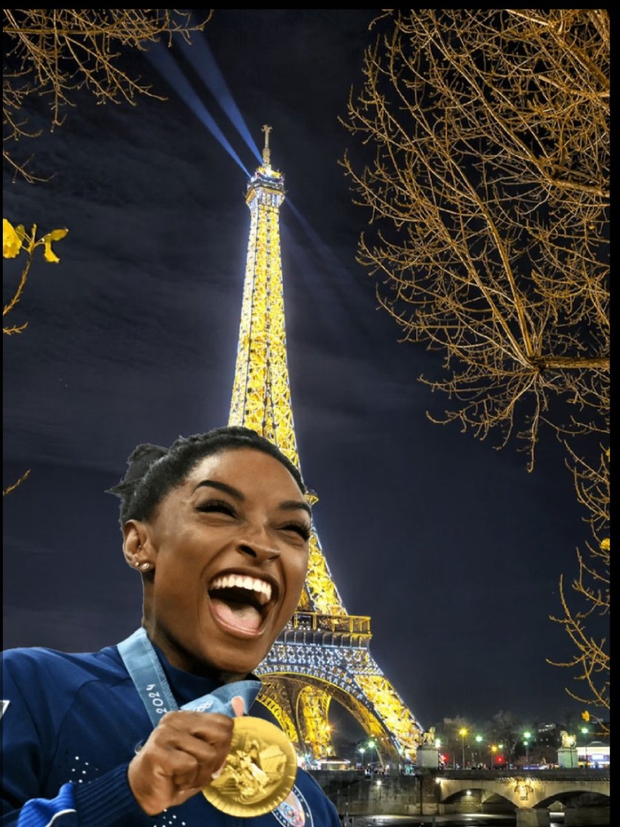 <a href="/Simone_Biles/">Simone Biles</a> All I see is a golden goat 🖤