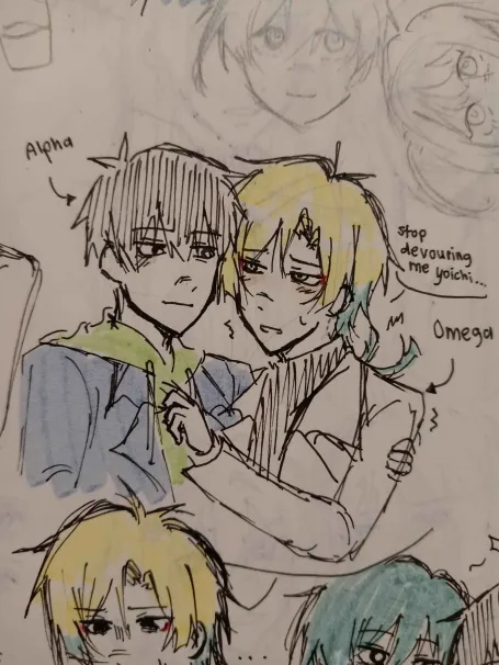 sleepyzu's tweet photo. Idk what im doing (drew hiori from memory) https://t.co/ZdYkyB9dVk