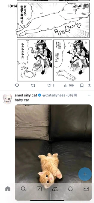 TLの並びで久々にほっこり 