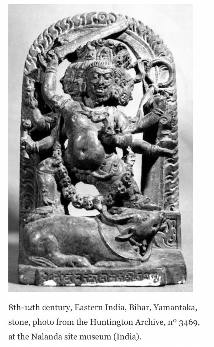 OfDakinis's tweet photo. 8-12th century Yamantaka stone statue excavated from the ruins of the great Nalanda University…truly incredible. https://t.co/EB8rHLSxSd