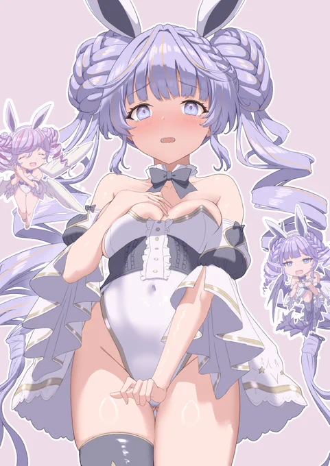 遊戯王のヴァルモニカにハマっている時に以前TLにお見かけしたviviさん()のバニモニカがとっっっっっっても良かったのでバニーの日ということもあり不躾かもですが描かせていただきました#バニーの日 #遊戯王OCG #OCGファンアート 