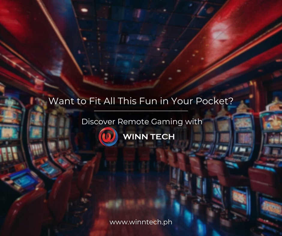 Imagine fitting all this fun in your pocket! With Winn Tech's remote gaming solutions, bring the excitement of slot machines wherever you go! 🎰📲

Visit our website to learn more!
🌐 winntech.ph
