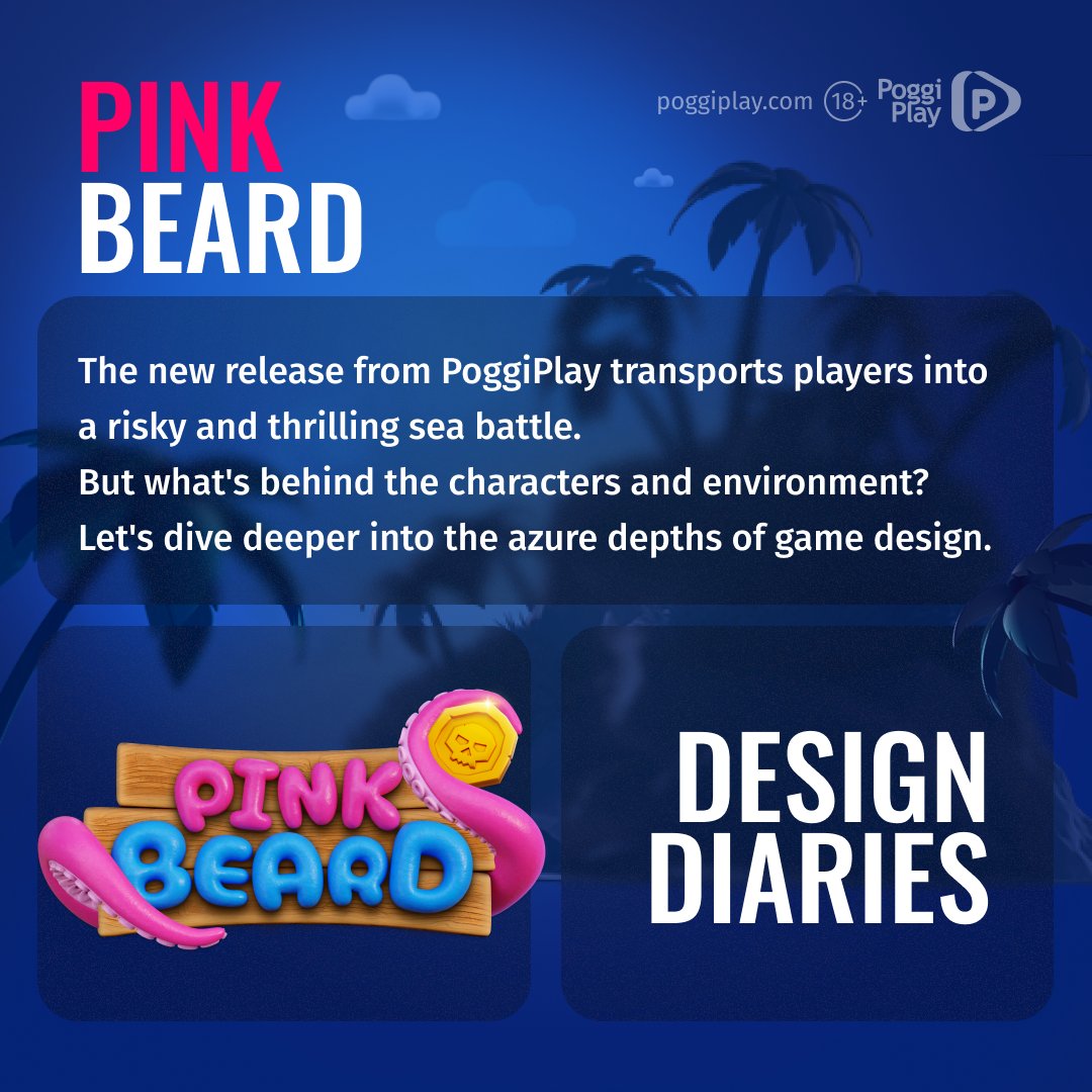 PoggiPlay's tweet photo. Here are some character stories for you from our recent release, Pink Beard 🐙

The Pink Beard knows no rivals in #swimming and #shooting from his cannon up to this day. 
#Running, though... Not his best talent 🦿

https://t.co/FIdAIl96Bz

#characters #design #gamedev https://t.co/6IHznp13ZZ