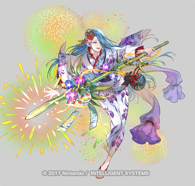 Rika_OwlForest's tweet photo. 【お仕事】
スマートフォンゲーム『ファイアーエムブレムヒーローズ』にて、超英雄「浴衣に宿す忠節 ルキノ」を描かせていただきました！ 
8/7より実装です🎆🎋✨

 I drew Special Hero, Lucia:Loyalty Enrobed, for Fire Emblem Heros! 

#FEヒーローズ 
#FEHeroes 
#FEH https://t.co/nC0Ayk75PN https://t.co/MurUb85lSi