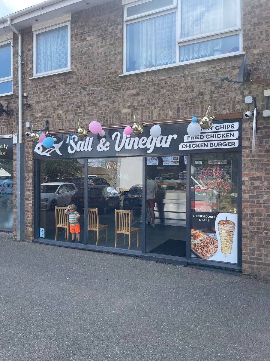 Caterfix_'s tweet photo. Good luck to Mr Hallit who has taken over the Salt &amp; Vinegar Fish Bar in Sawtry Cambridgeshire. CaterFix helped design the kitchen to help meet a tight budget by providing new and used catering equipment. This included chillers, freezers and stainless steel fabrication. https://t.co/80UBuPqcsb