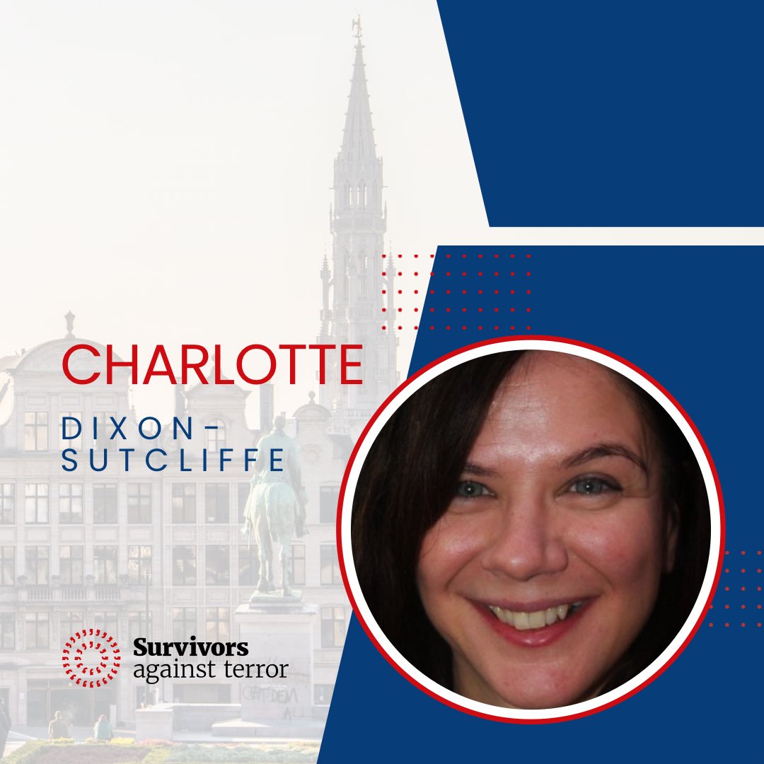 🌟Meet Charlotte Dixon-Sutcliffe, co-founder of #SurvivorsAgainstTerror. After losing her partner in the 2016 Brussels bombings, she moved to the UK to support other victims. Charlotte's work earned her an MBE. Her resilience inspires us all. #CounterTerrorism