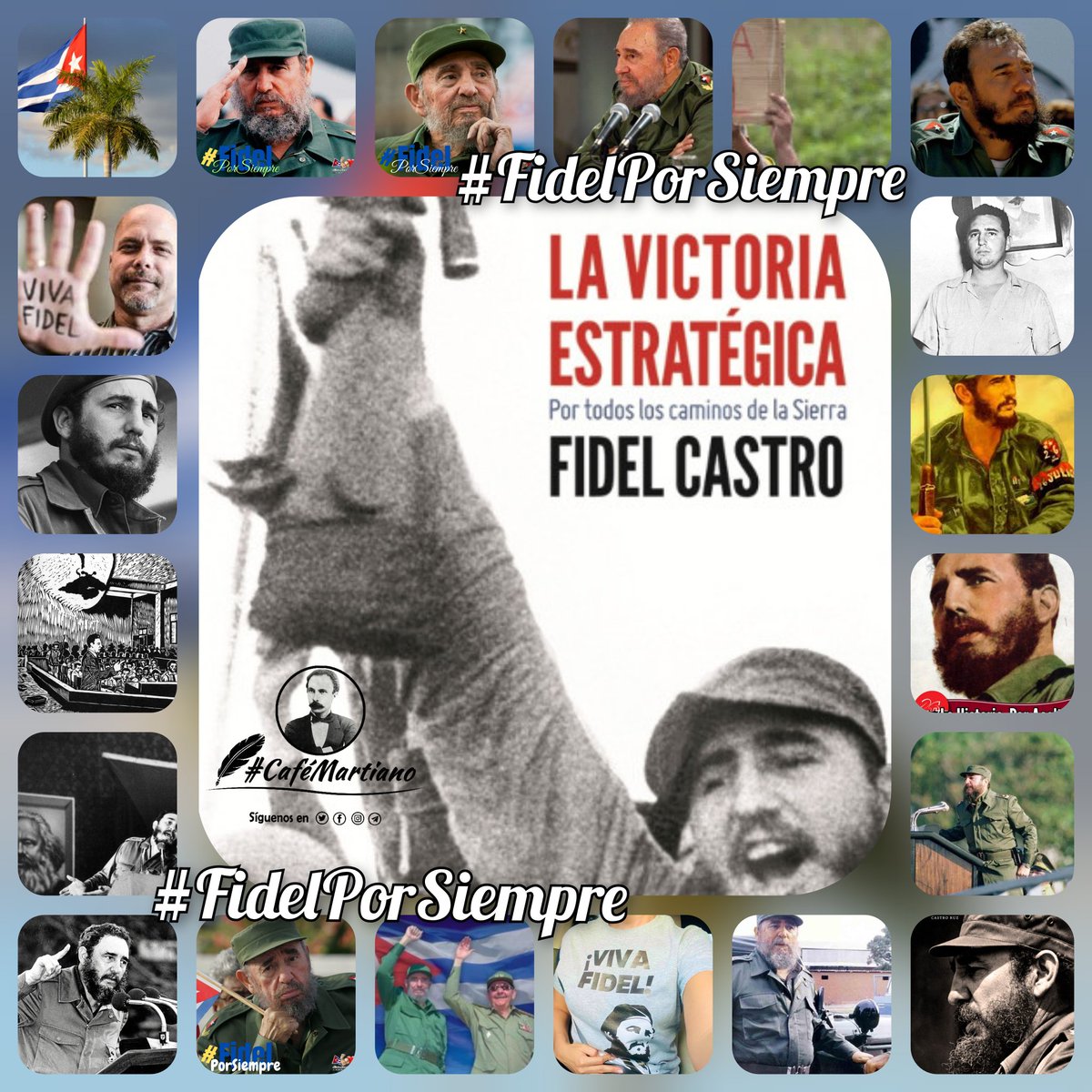 Buenos días 🇨🇺 #CaféMartiano
Homenaje al Comandante en Jefe Fidel

2 de agosto de 2010, presenta su 📖 "La victoria estratégica".

"Es algo especial que uno siente al recordar todo aquello". 
"La vida, al fin, desbordaba nuestras predicciones y sueños". #FidelPorSiempre

#Cuba
