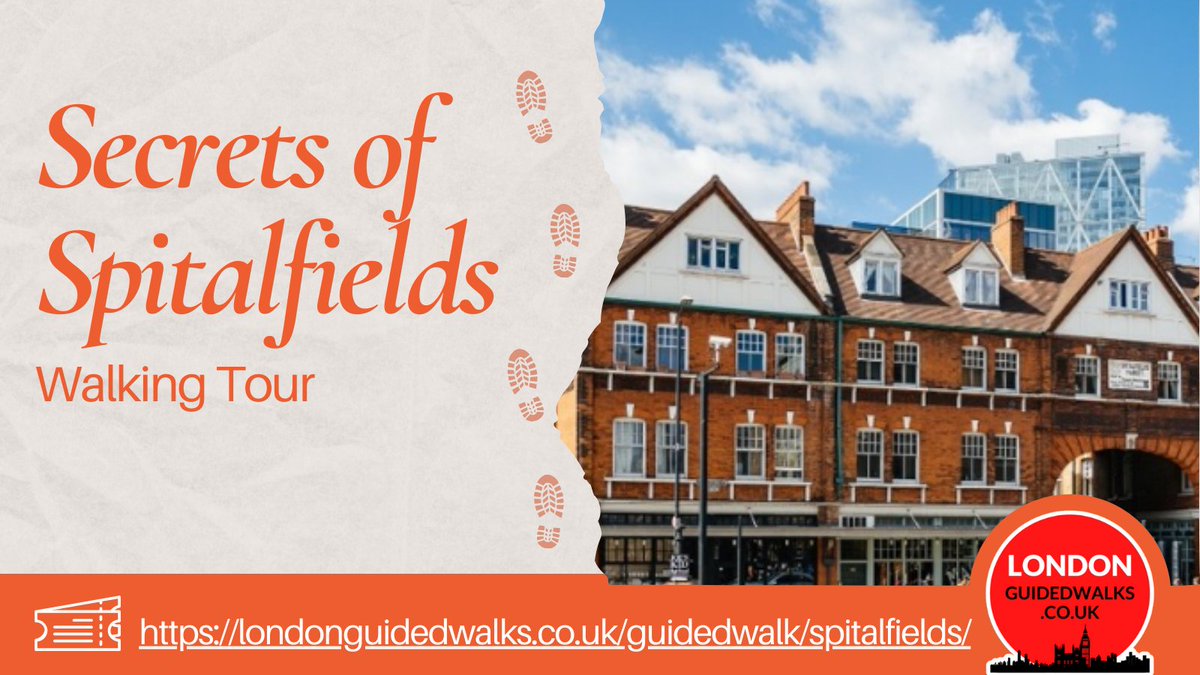 Guided_Walks's tweet photo. TOMORROW - Sunday, Aug 04 @ 12:00 PM 
Secrets of Spitalfields 

Discover the rich history of East London’s Jewish community and their cultural contributions.  #JewishLondon #CulturalHeritage 

Book your ticket/s: https://t.co/xTgGFOoQjS https://t.co/hZ4Vdtbc4o