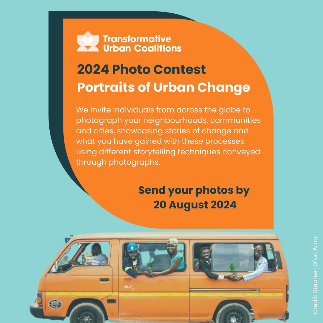 UN University - EHS (@unuehs) on Twitter photo Has your city been changing for the better?
Capture its transformation through photos & share with us!
For the Transformative Urban Coalitions’ #PhotoContest, we want to see your Portraits of Urban Change!
urbancoalitions.org/en/photo-compe…
@ikigermany @wrirosscities <a href="/IIED/">IIED</a> <a href="/IDOS_research/">IDOS_research</a> Has your city been changing for the better?
Capture its transformation through photos & share with us!
For the Transformative Urban Coalitions’ #PhotoContest, we want to see your Portraits of Urban Change!
urbancoalitions.org/en/photo-compe…
@ikigermany @wrirosscities <a href="/IIED/">IIED</a> <a href="/IDOS_research/">IDOS_research</a>