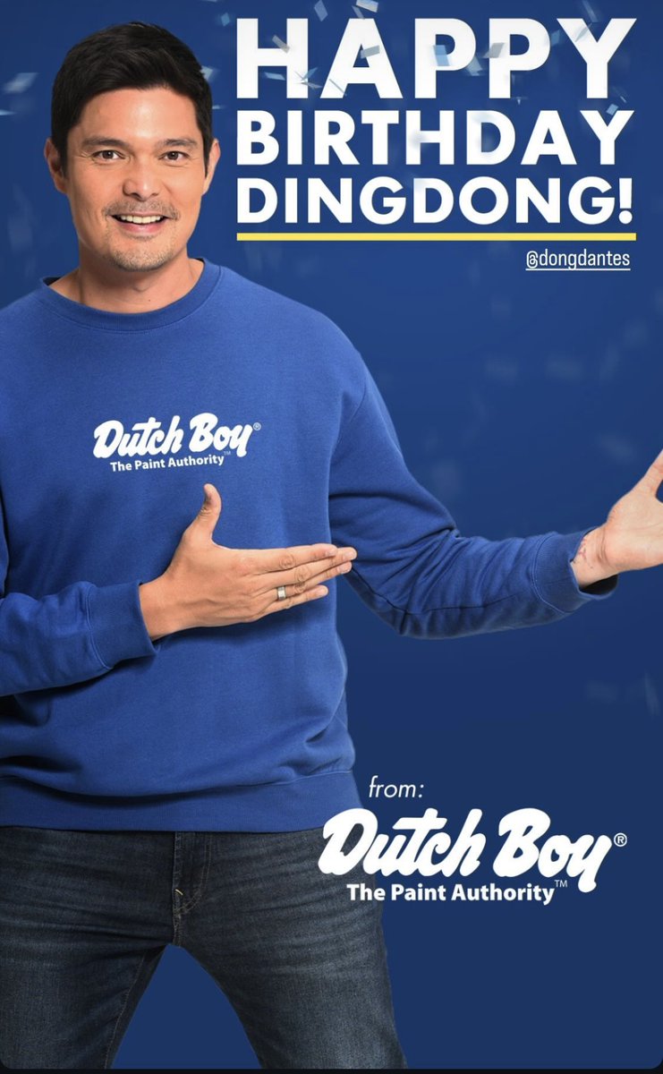 mariadongmarian's tweet photo. Happy Birthday Dingdong Dantes #DITOPH #DutchBoy #FenestramCorp #JCOrganicPH https://t.co/Ur0XqlSHhe