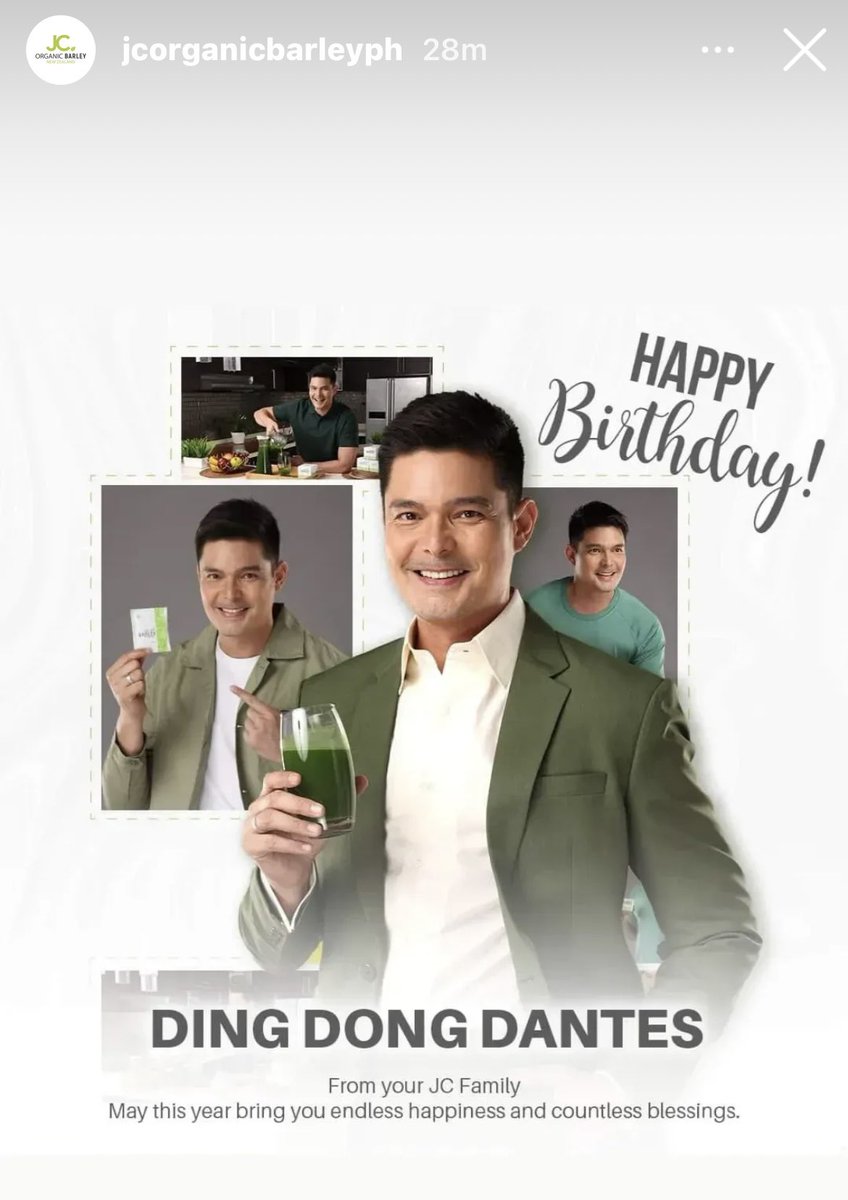 mariadongmarian's tweet photo. Happy Birthday Dingdong Dantes #DITOPH #DutchBoy #FenestramCorp #JCOrganicPH https://t.co/Ur0XqlSHhe