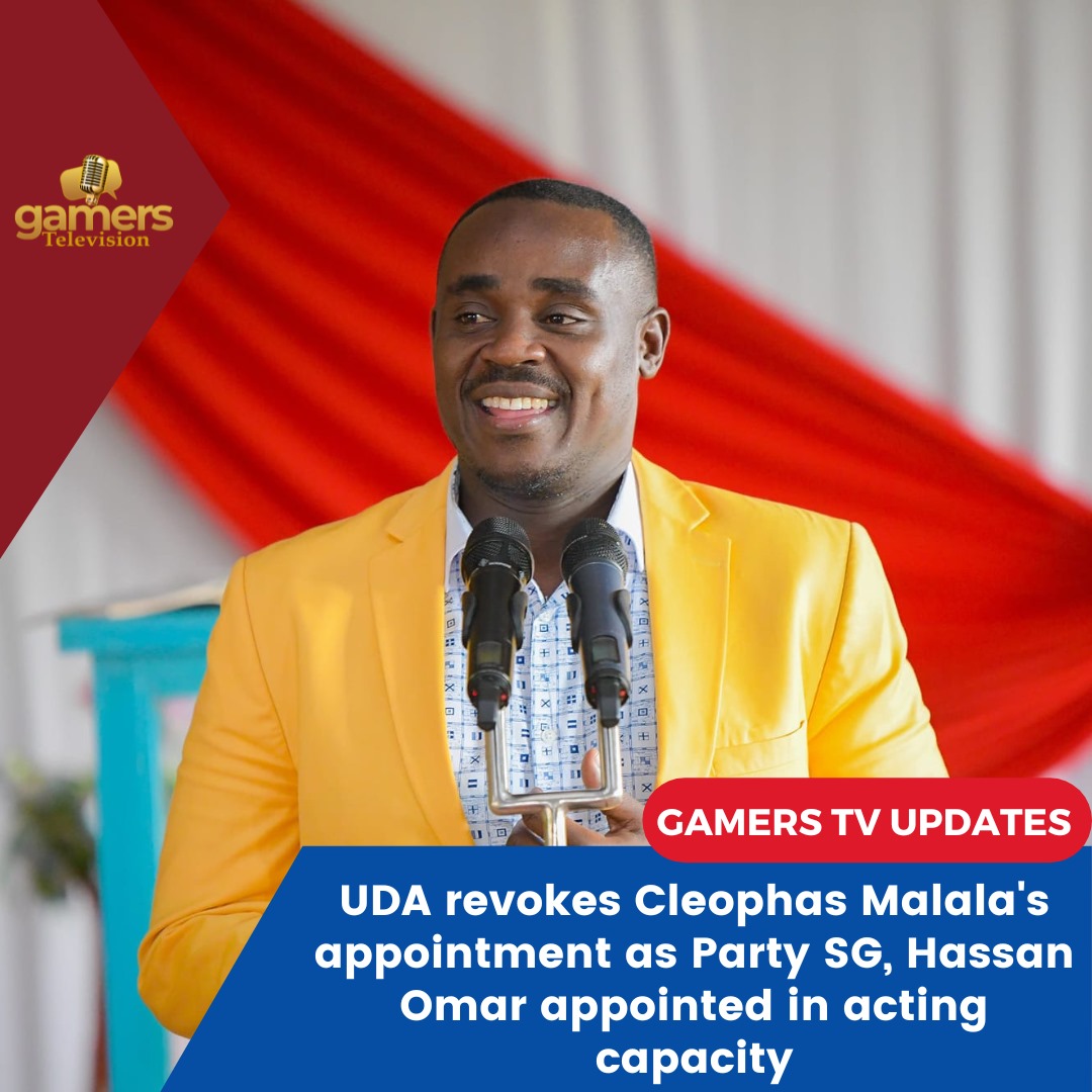 battle_got's tweet photo. UDA revokes the appointment of Cleophas Malala as party Secretary General
#Gamersupdates https://t.co/WkXHRzY9sW