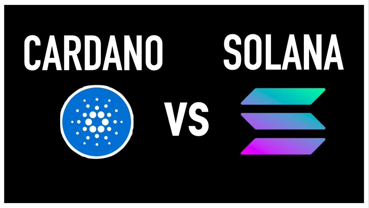 Cardano $ADA vs Solana $SOL?

If you had to bet - Which coin do you pick?