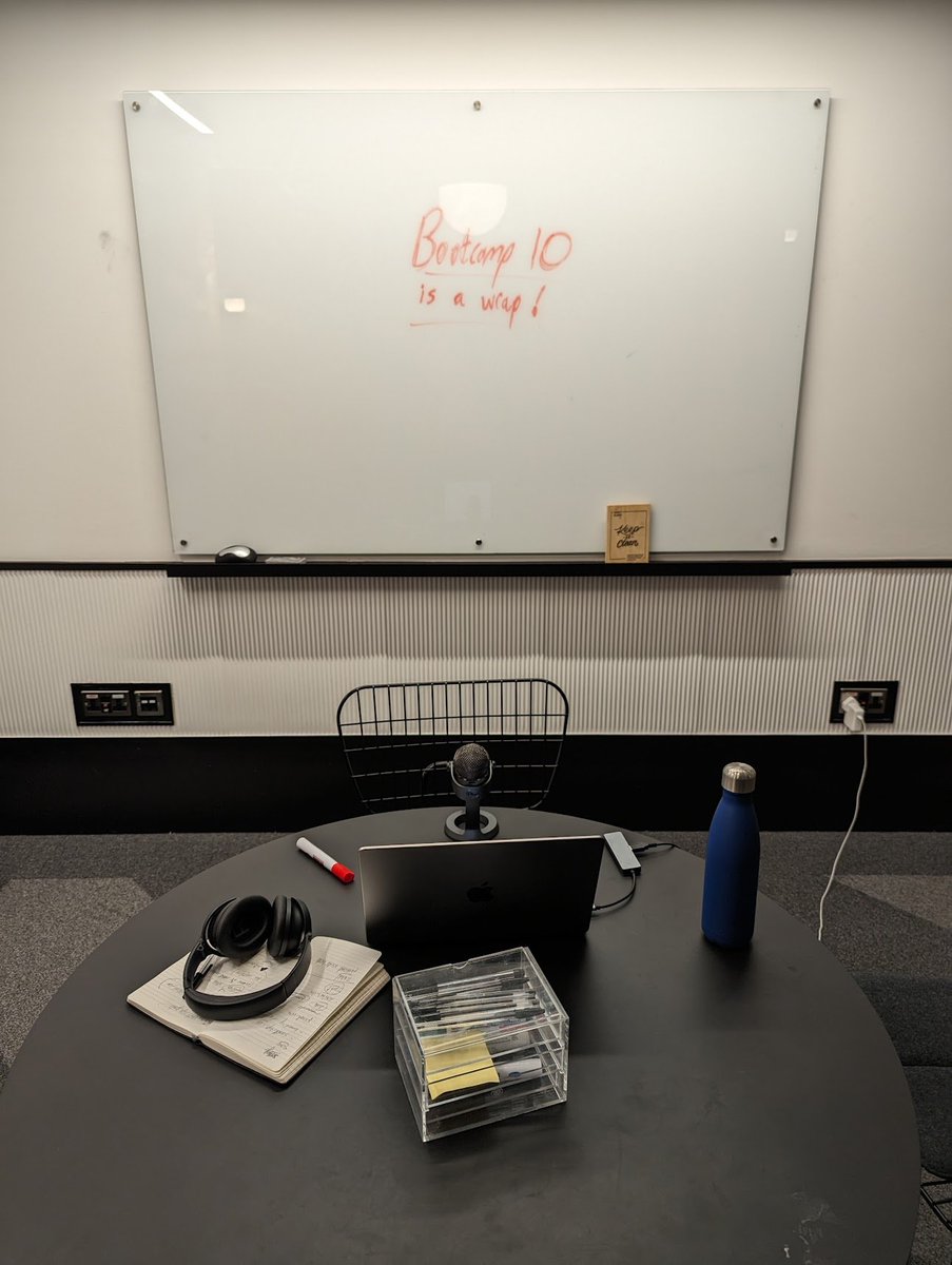 the 10th <a href="/100schoolHQ/">100 School 💯</a> bootcamp is a wrap ⚡️

tech truly is a creativity multiplier, letting more people express their cool ideas

onto empowering more folks!