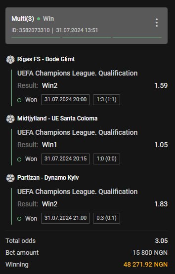 sportafrica2024's tweet photo. More wins!🤑 All booking codes in my Telegram channel: https://t.co/KOiXXhC2tM
#football #footballprediction #winning #bettingwinner #betandwin #easysuccess #bettingsport #bettingpredictions #bettingadvice #bettingmoney #sportsbettor https://t.co/zhLdXM029p