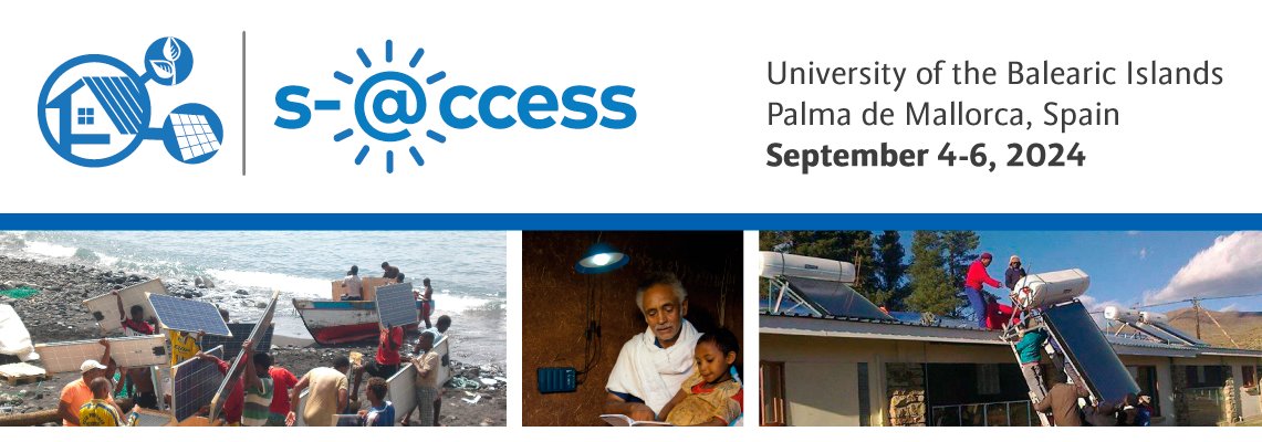 TEAEnergyAccess's tweet image. 📢Join #TransformingEnergyAccess at the S@CCESS Conference on Solar Technologies & Hybrid Mini Grids, Sept 4-6!
Hear from TEA experts on achieving SDG7 and advancing health & safety in energy access.
📆Full programme: bit.ly/4bX3cEL 🎟️Register: bit.ly/3WBxqZYJoin
