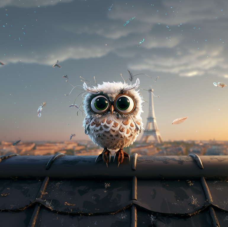 🦉✨ Join me on my epic journey! ✨🌍

I’m Fluffy, an adventurous owl with a heart full of music and a quest for a lost melody. My journey begins in the enchanting city of Paris with my first EP, “City of Light.” 🎶🌟

linktr.ee/Fluffy.MelodyQ…

#FluffyTheOwl #NFTArt 1/4