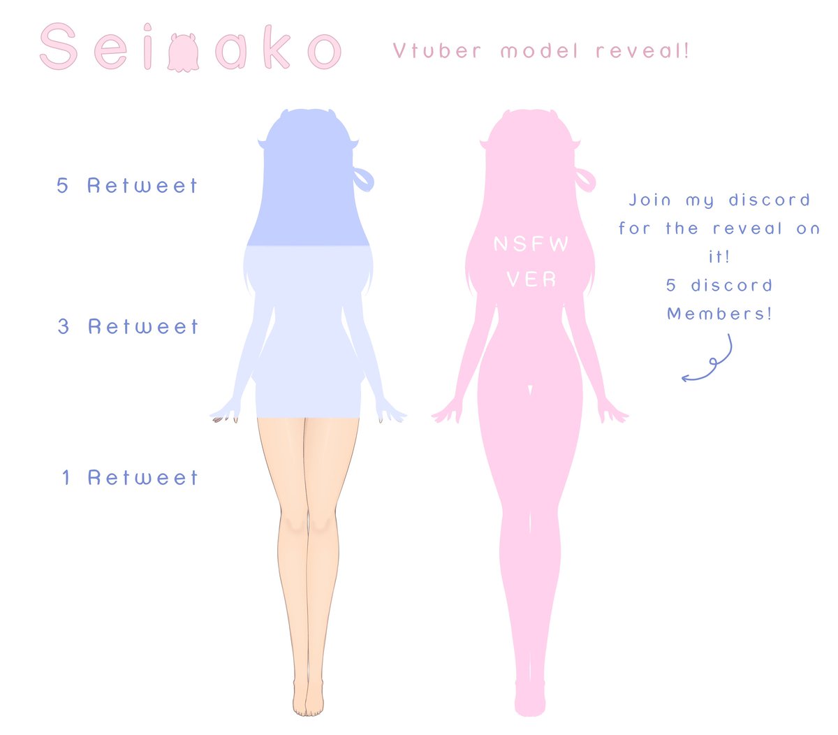 Seinako_vt's tweet photo. Leg reveal!!!
Next is the outfit please help me reach it!!

#envtubers #vtubermodelreveal https://t.co/ILH3tT3hck