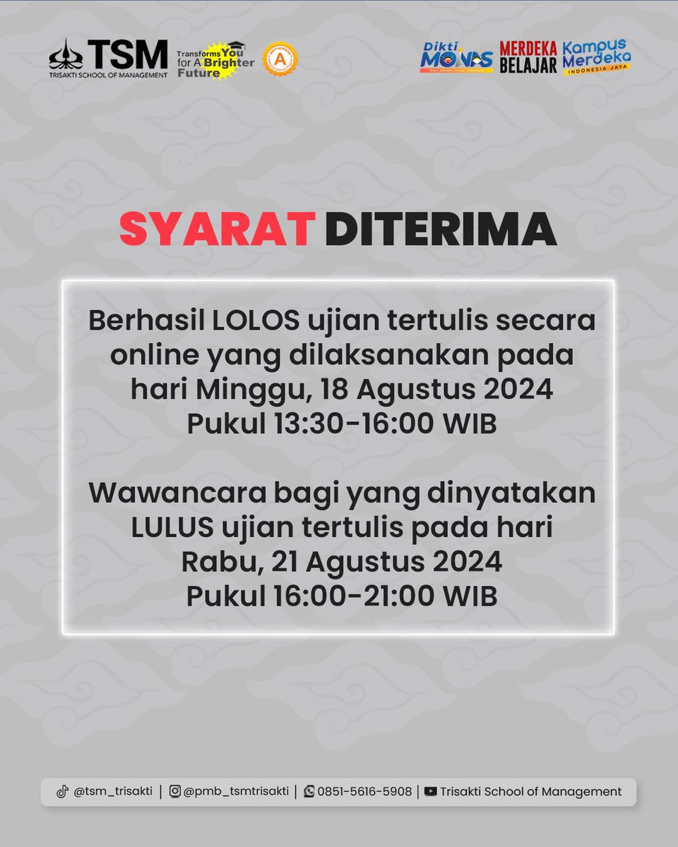 Trisakti School Of Management tweet media
