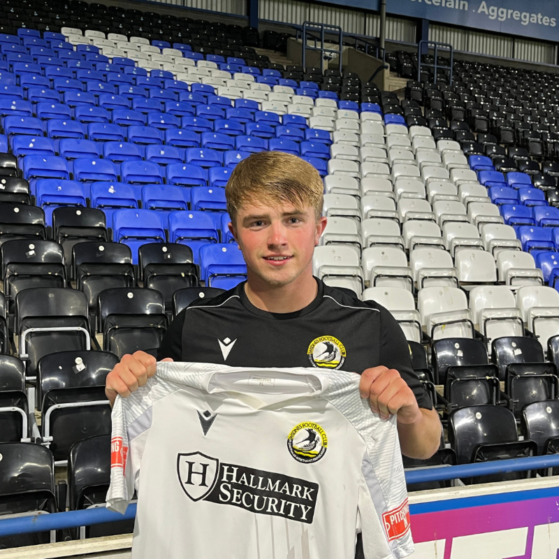 Widnes_FC's tweet photo. ✍️ #WidnesFC is pleased to confirm the signing of @ChesterFC midfielder Adam Bott on loan until January
#UTW | ⚪⚫