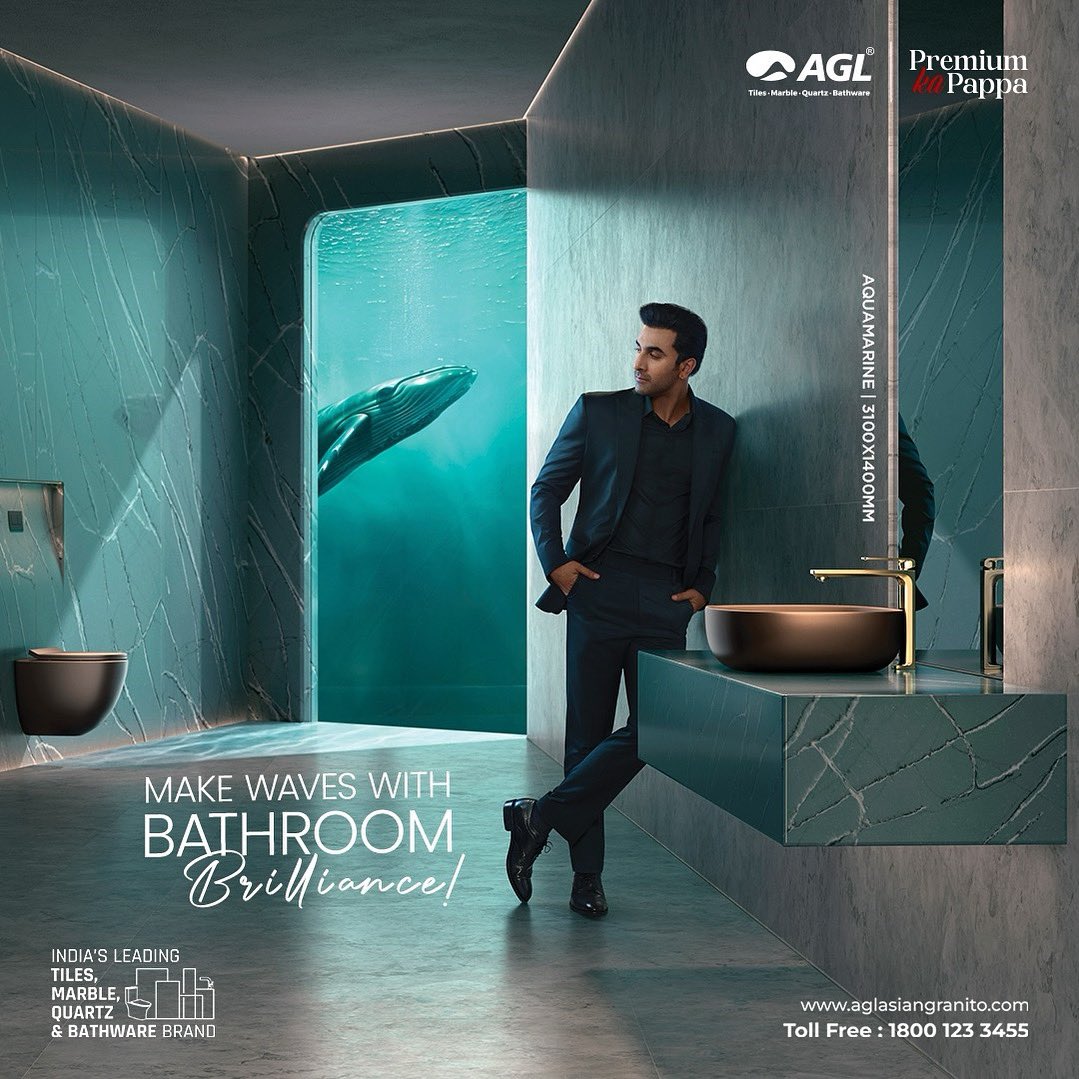 AGLTILESWORLD's tweet photo. Immerse yourself in sophistication with our chic Quartz. Inspired by Ranbir Kapoor’s aesthetic.

Visit the nearest AGL store to explore more.

#AGL #AGLTiles #PremiumKaPappa #RanbirKapoor #AGLQuartz #QuartzCollection #LargeSlab https://t.co/Z4NIXJ1jJG