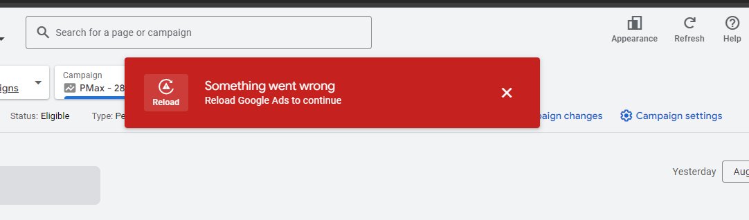 Trying to run a smooth campaign on Google Ads but keep hitting reload... because apparently, even Google needs a break sometimes! 😅 

#GoogleAds