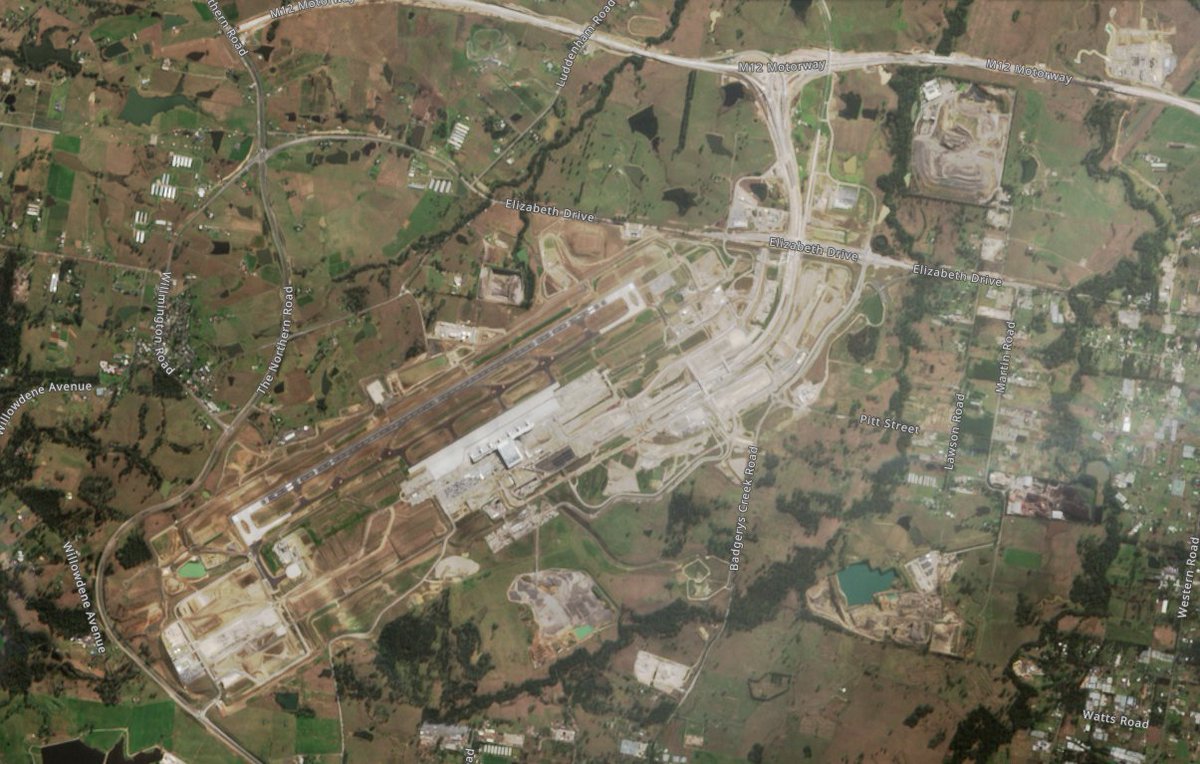 AllThingSpatial's tweet image. Progress with the Nancy Bird Walton Airport - Badgerys Creek Western Sydney, Australia - 4 years in the making...

Sentinel-2 🛰️ imagery 2024.07.22  courtesy of @CopernicusEU and EO Browser 

x.com/AllThingSpatia…
