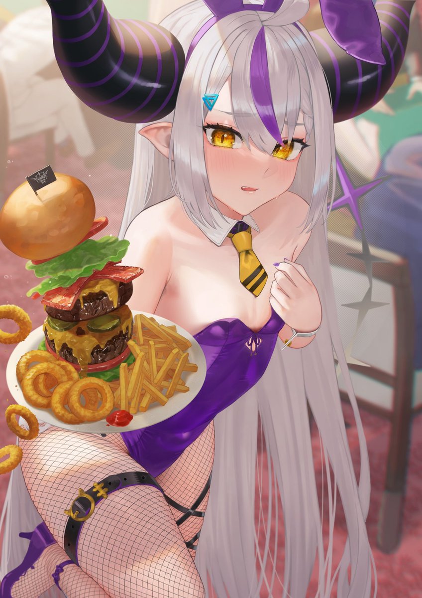 紫咲シオン 「#バニーの日 」|るしあん Skebリクエスト募集中のイラスト