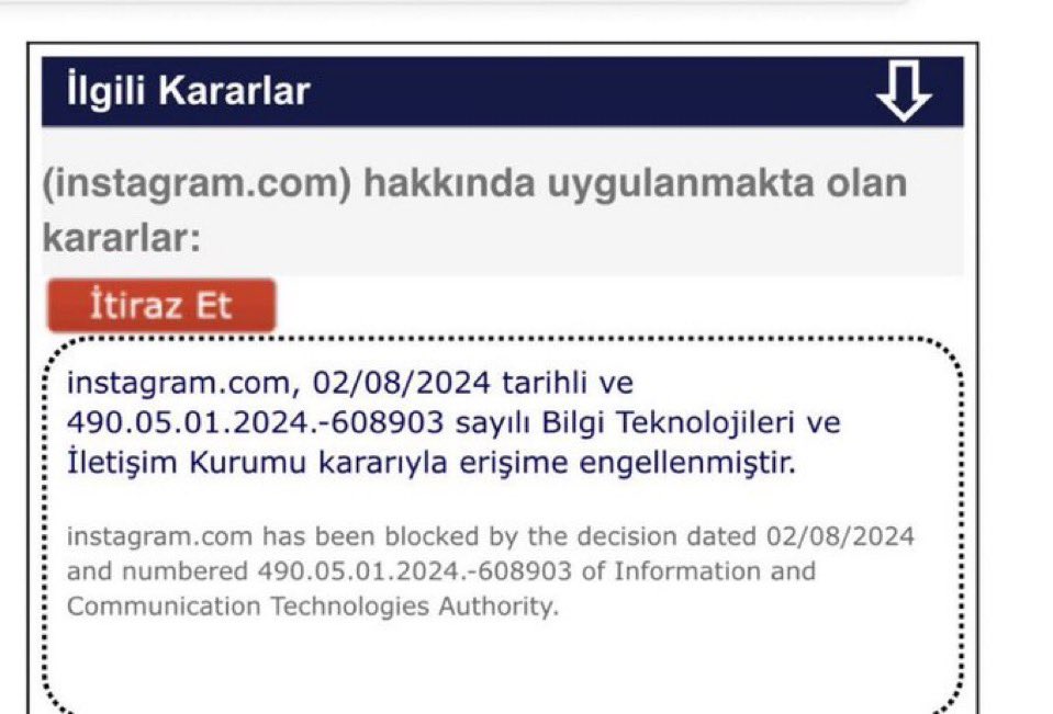 saglikcisesiyiz's tweet photo. #SONDAKİKA 

Bilgi Teknolojileri ve iletişim Kurumu kararı ile İnstagram erişime engellendi 

Çökmedi
#noluyor https://t.co/tbjrzEmnMo